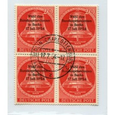 ALEMANIA OCCIDENTAL BERLIN 1954 Yv. 108 CUADRO DE ESTAMPILLAS DE LUJO !!!